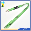 Cute Family Tag Lanyard with Green Background